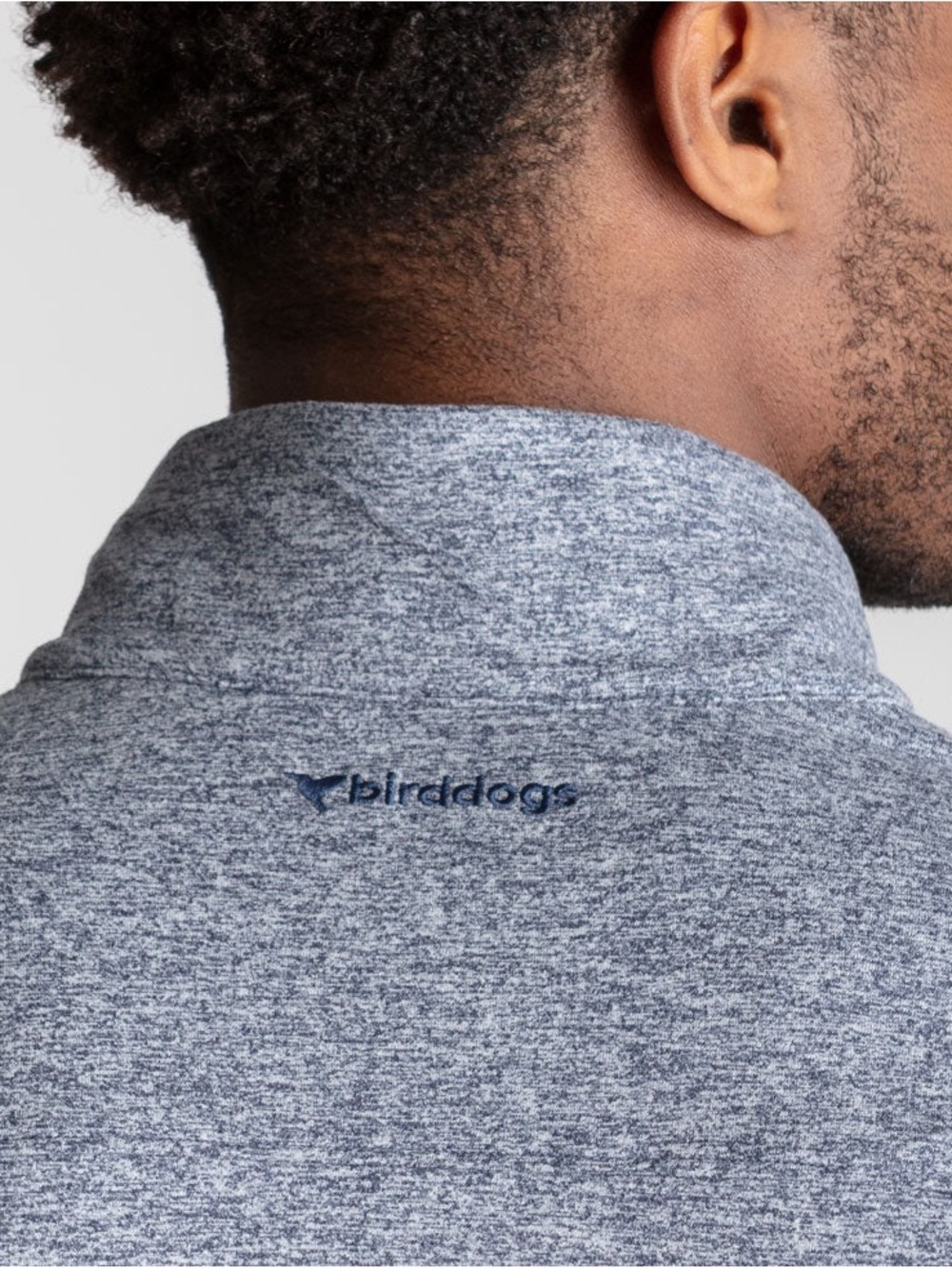 Birddogs Heather Navy Marled Quarter-Zip - Picture 2 of 16